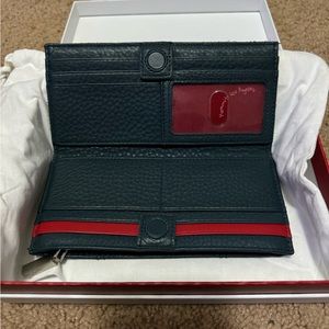 HAMMITT Teal leather wallet like new